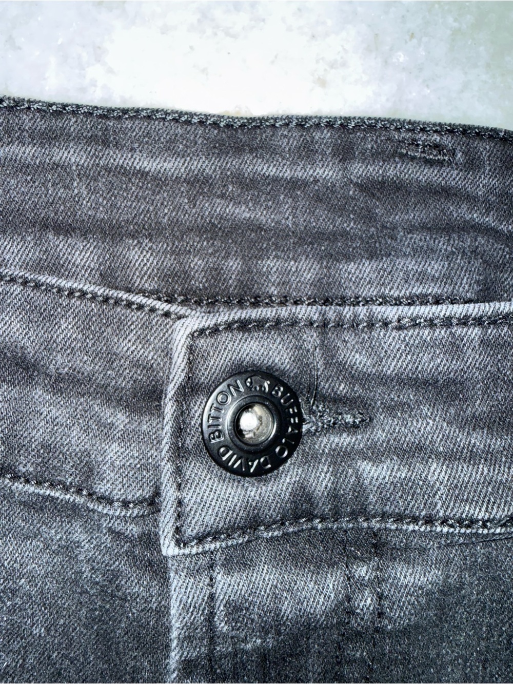 Buffalo David Bitton Men's Dark Black Slim Straight Jeans - Picture 5 of 8